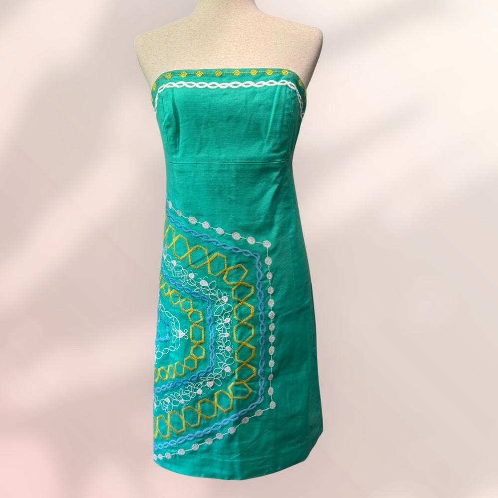 Lilly Pulitzer Bowen Strapless Dress - Picture 10 of 12